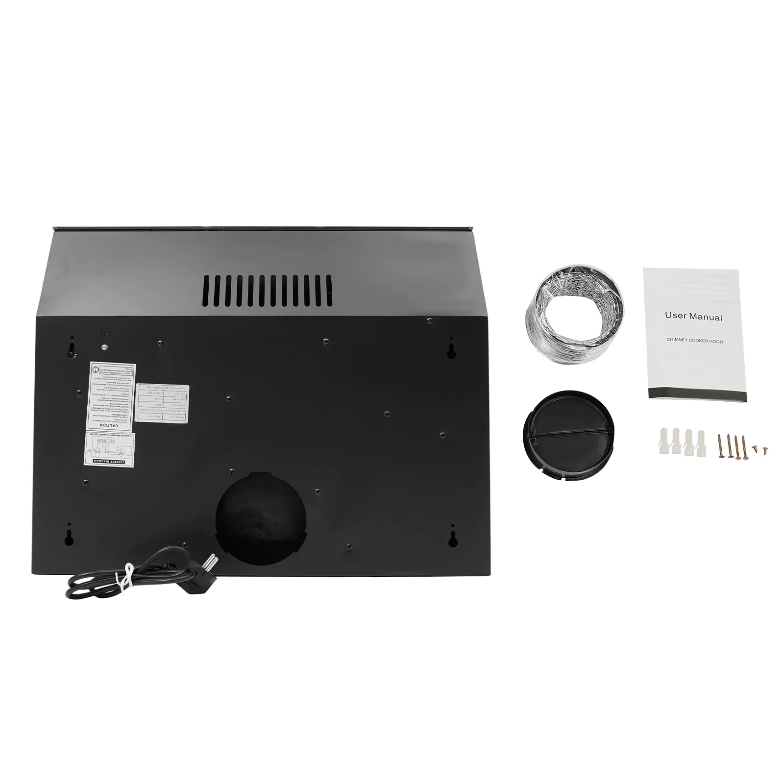 60Cm Smart Touch & Gesture Control Kitchen Range Hood with Dual Pure Copper Motors Bright LED Lights for Home & Restaurant Use