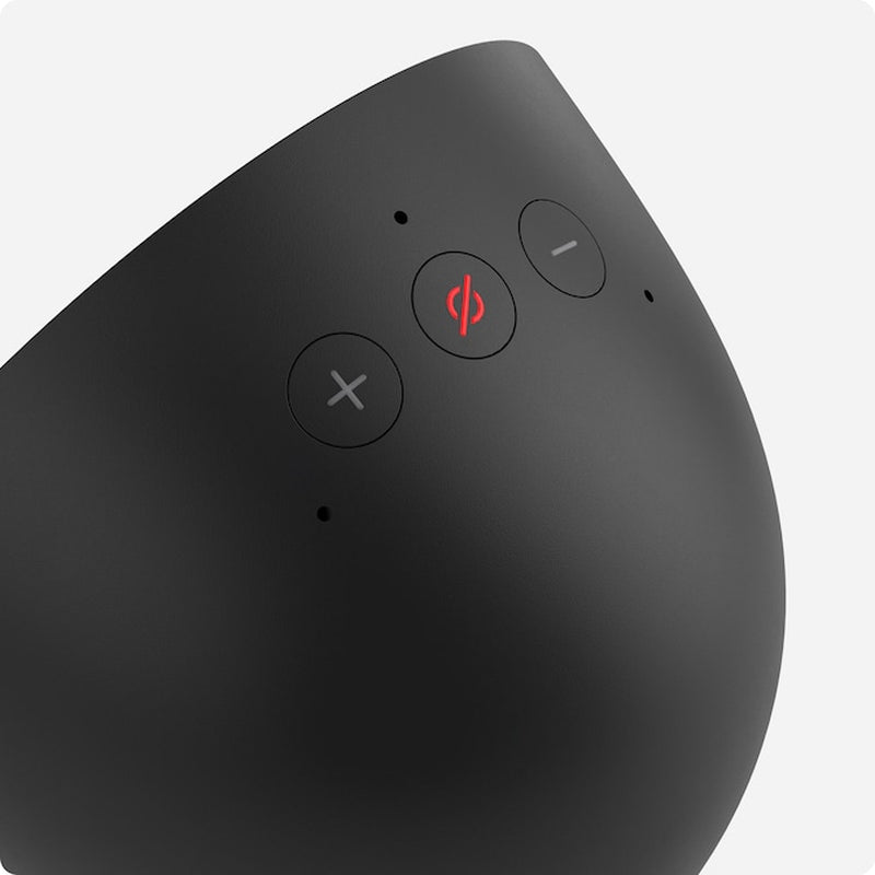 Echo Spot (2024 Release), Smart Alarm Clock with Vibrant Sound and Alexa - Black