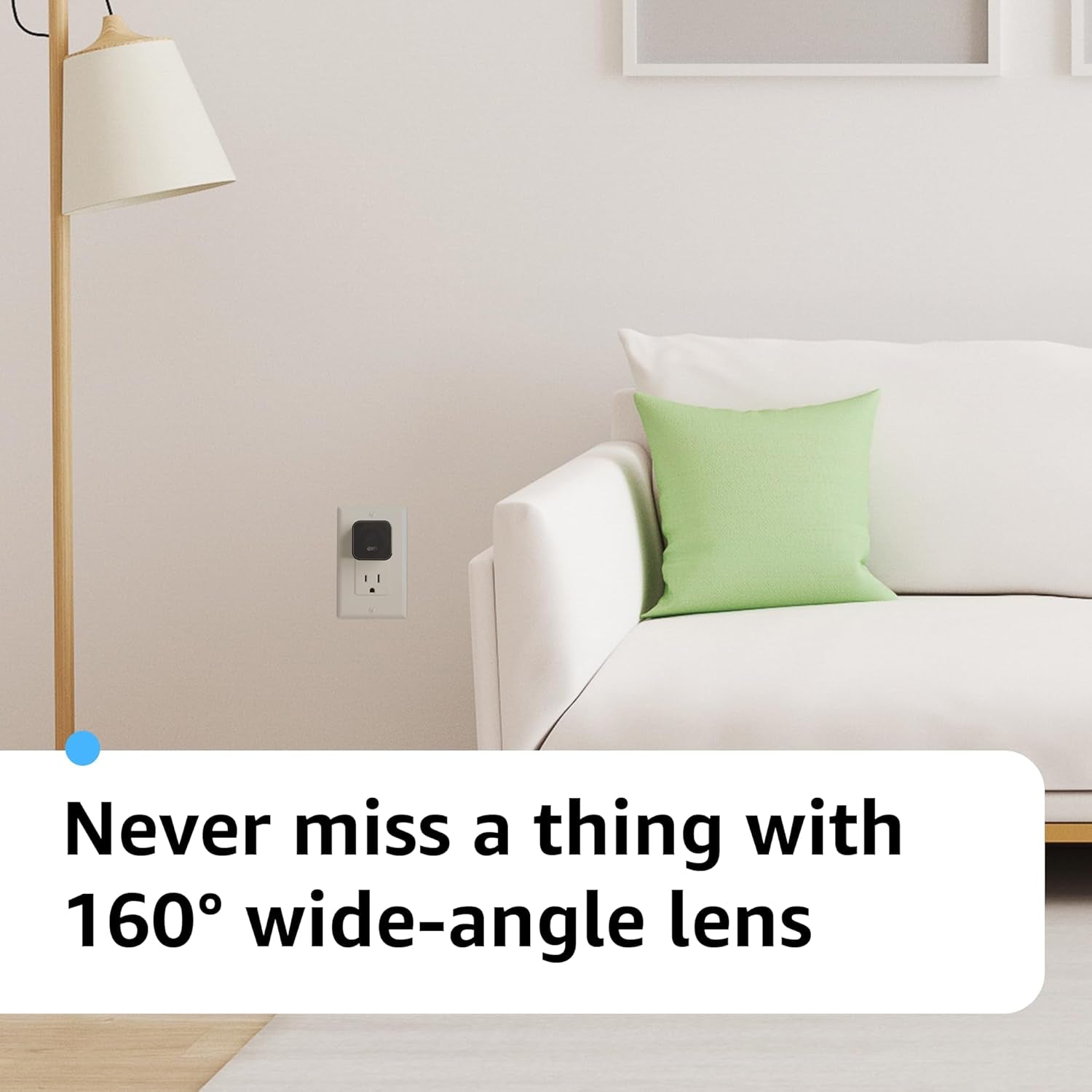 Wifi Smart Camera Charger with Premium Wide-Angle 160° – Live Remote View – 2.4G/5G Wifi – Best Mini Type‑C Plug Camera for Pets & Home – Real Time Monitoring - Ios Android App