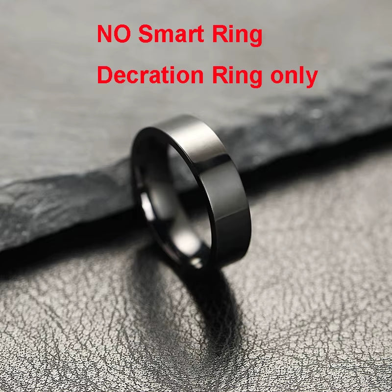 2026 New Smart Ring Heart Rate Blood Pressure Sleep Monitoring Motion Tracking IP68 Waterproof Men Women Smart Ring Holiday Gift