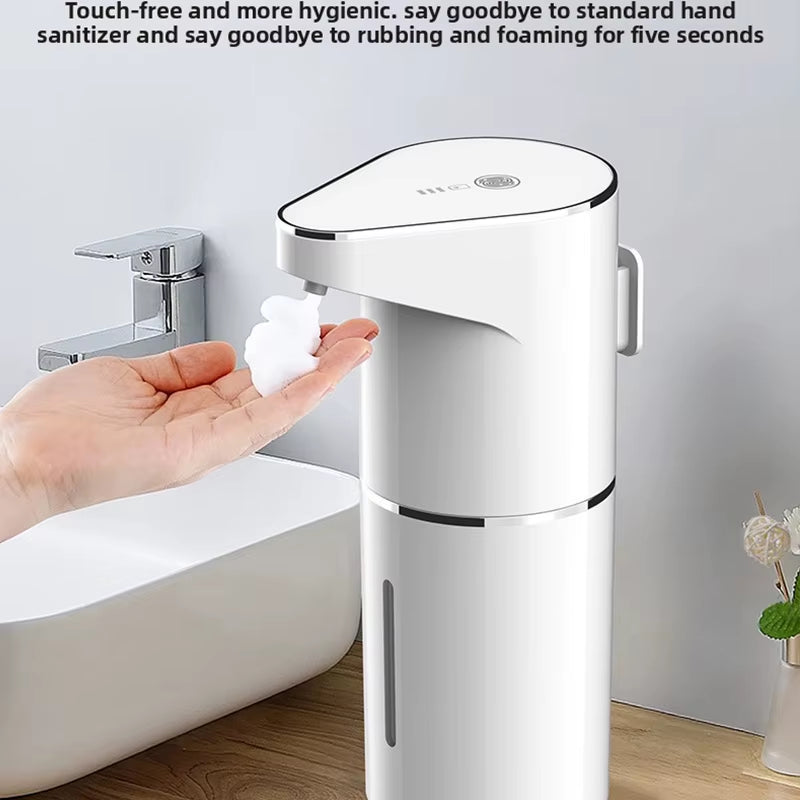 Automatic Soap Dispenser Touchless Foaming Soap Dispenser 350Ml USB Rechargeable Electric 4 Level Adjustable Foam Soap Dispenser