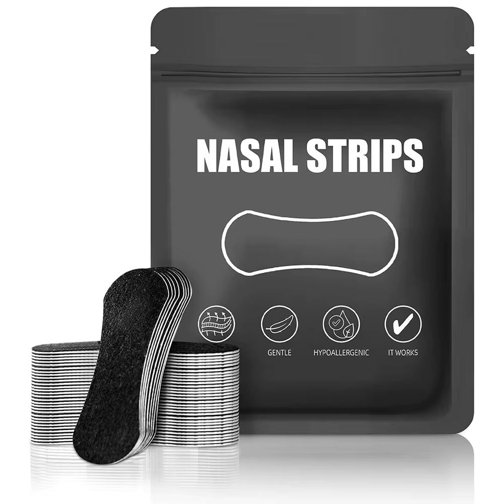 30-Pack Nasal Strips for Snoring Relief and Enhanced Breathing Comfort During Sleep