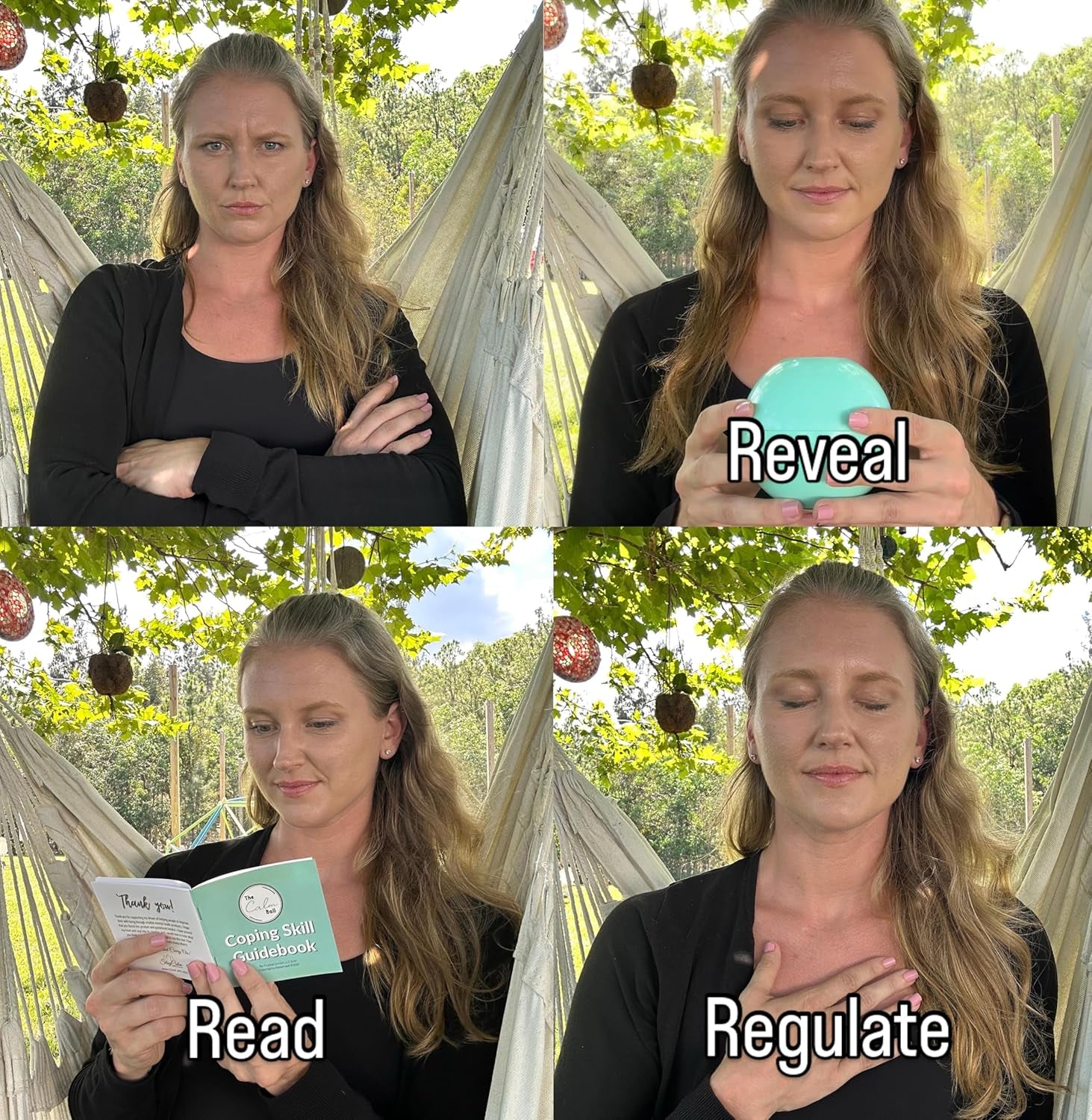 The Calm Ball – Therapist-Designed Coping Skills Magic 8 Ball with 20 Calming Strategies & Guidebook – Emotional Regulation Tool & Mental Health Gift for Teens, Adults, Therapists & Classrooms