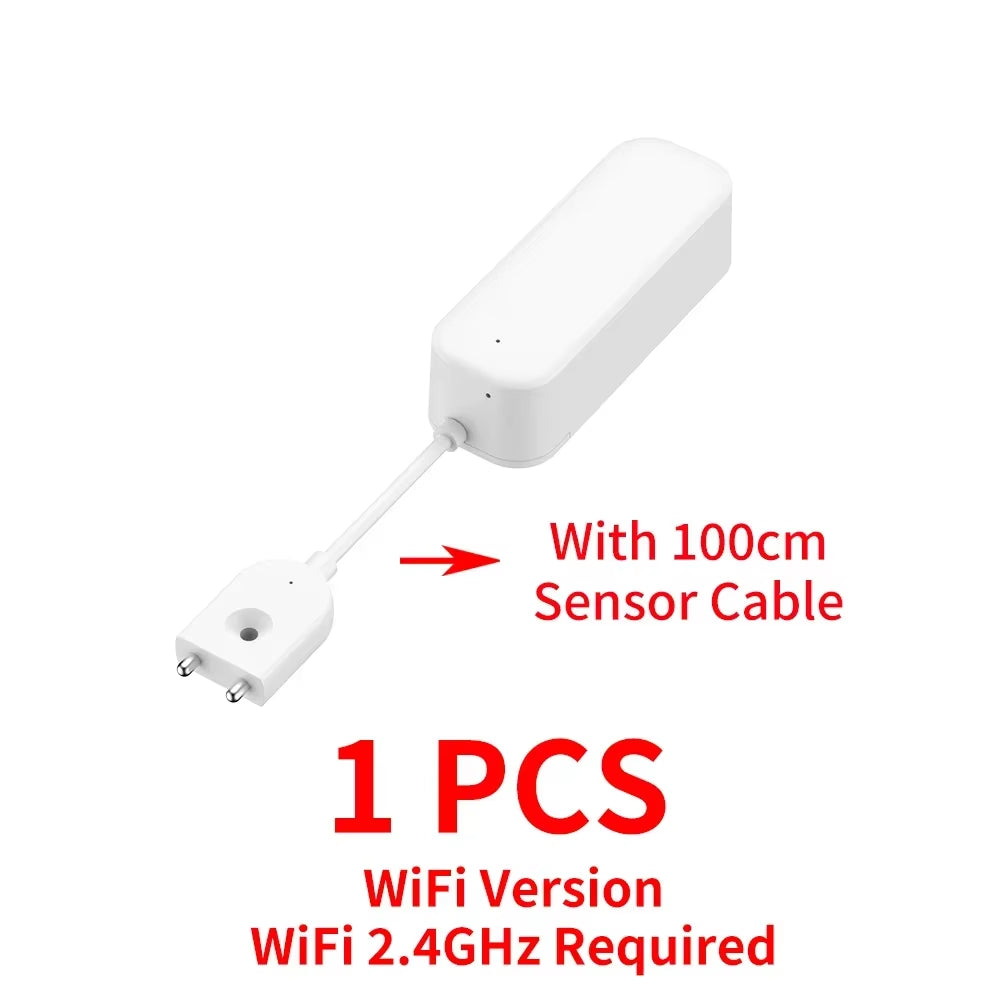 Tuya Smart WIFI Water Leakage Sensor Alarm Water Level Detector Flood Leakage Sensor APP Remote Control Security Alarm System