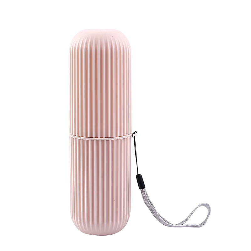 Portable Toothbrush and Toothpaste Holder Case for Travel and Camping - Protects Against Dirt and Damage