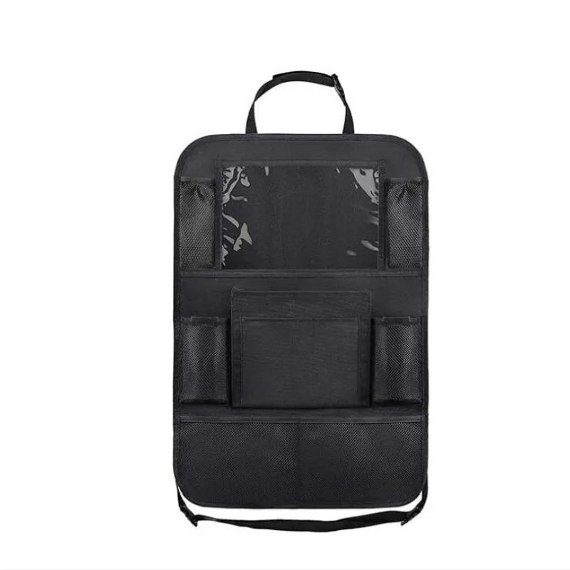 Car Backseat Organizer with Touch Screen Tablet Holder and Storage Pockets - Seat Back Protectors for Vehicles