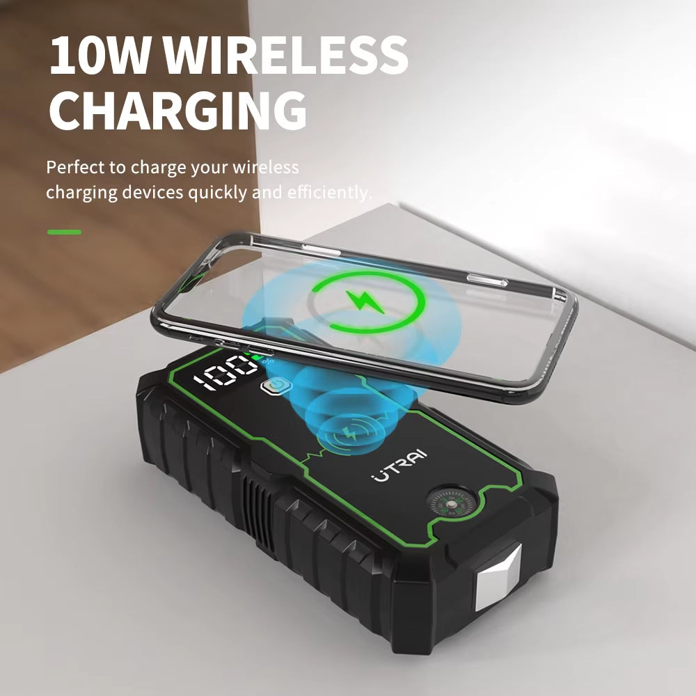 Power Bank 4000A Jump Starter Portable Charger Car Booster 12V Auto Starting Device Emergency Car Battery Starter