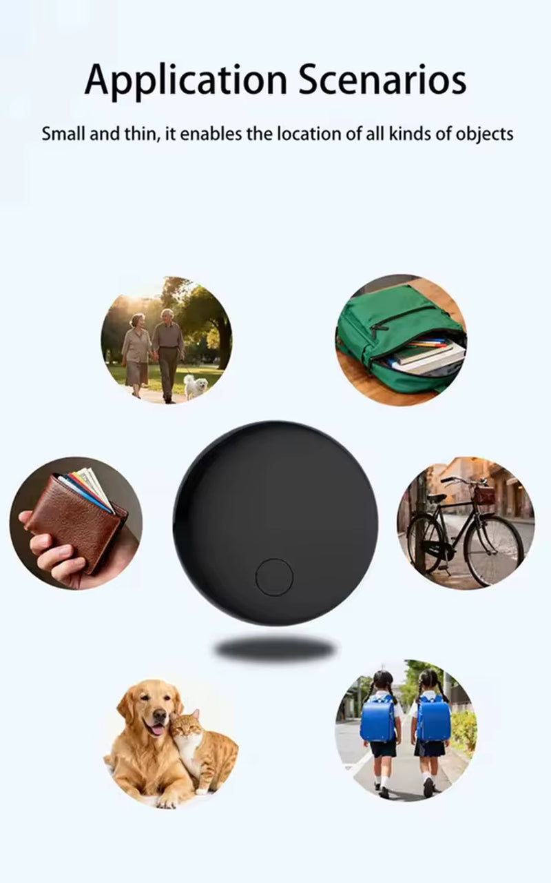 Apple Find My GPS Tracker for AirTag - Smart Bluetooth Item Locator and Key Finder