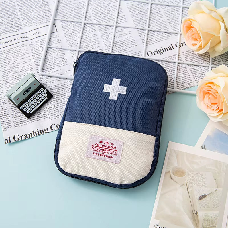 Compact Portable First Aid Kit for Travel and Outdoor Emergencies
