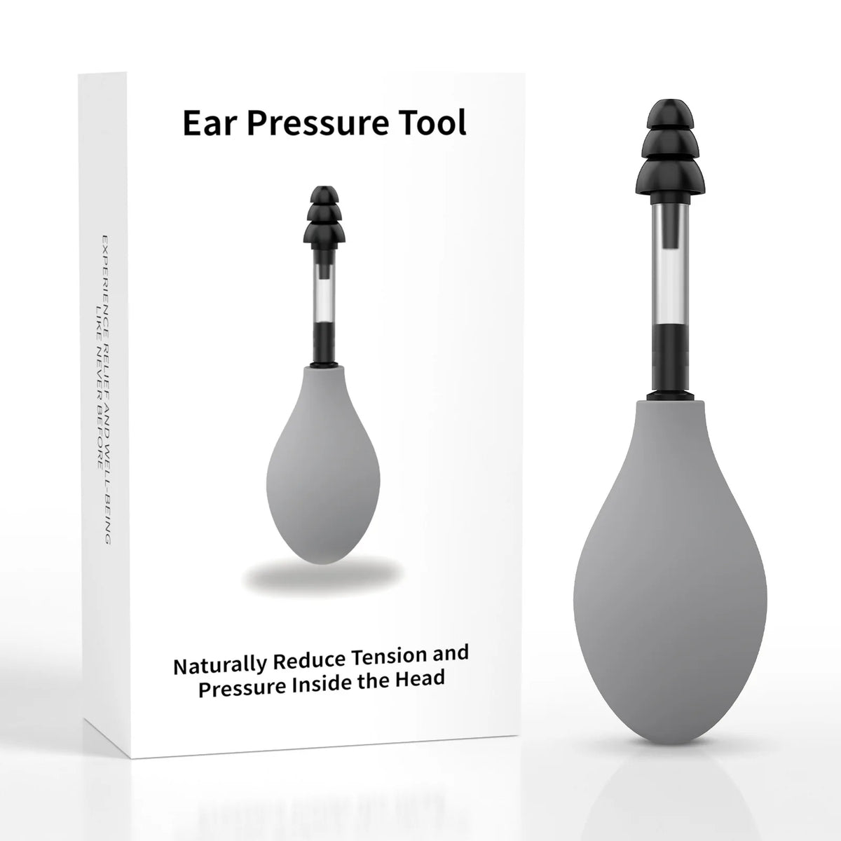 Portable Ear Pressure Relief Suction Device for Headache and Ear Massage