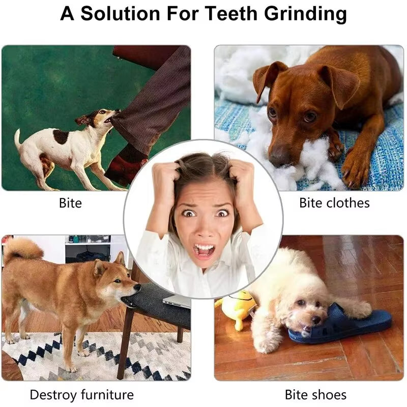 Nontoxic Bite-Resistant Dog Toy Ball for Chewing, Treat Dispensing, and Dental Care