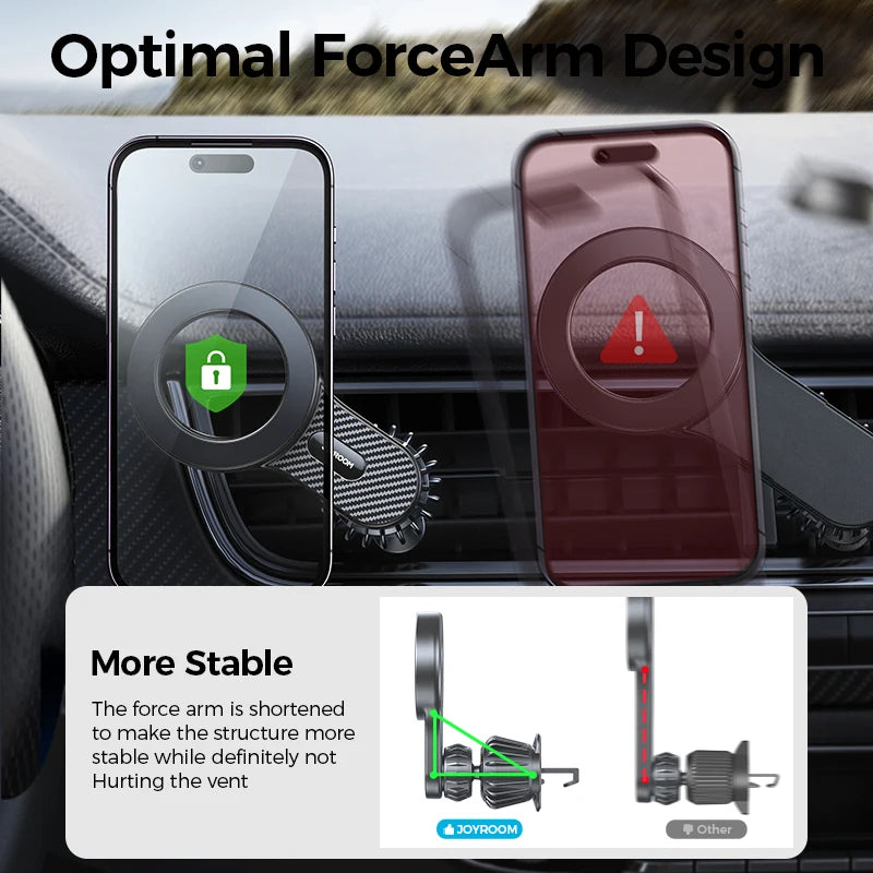Magnetic Car Phone Holder Universal Strong Car Air Vent Phone Mount Compatible with Iphone Samsung LG Google Pixel, Etc