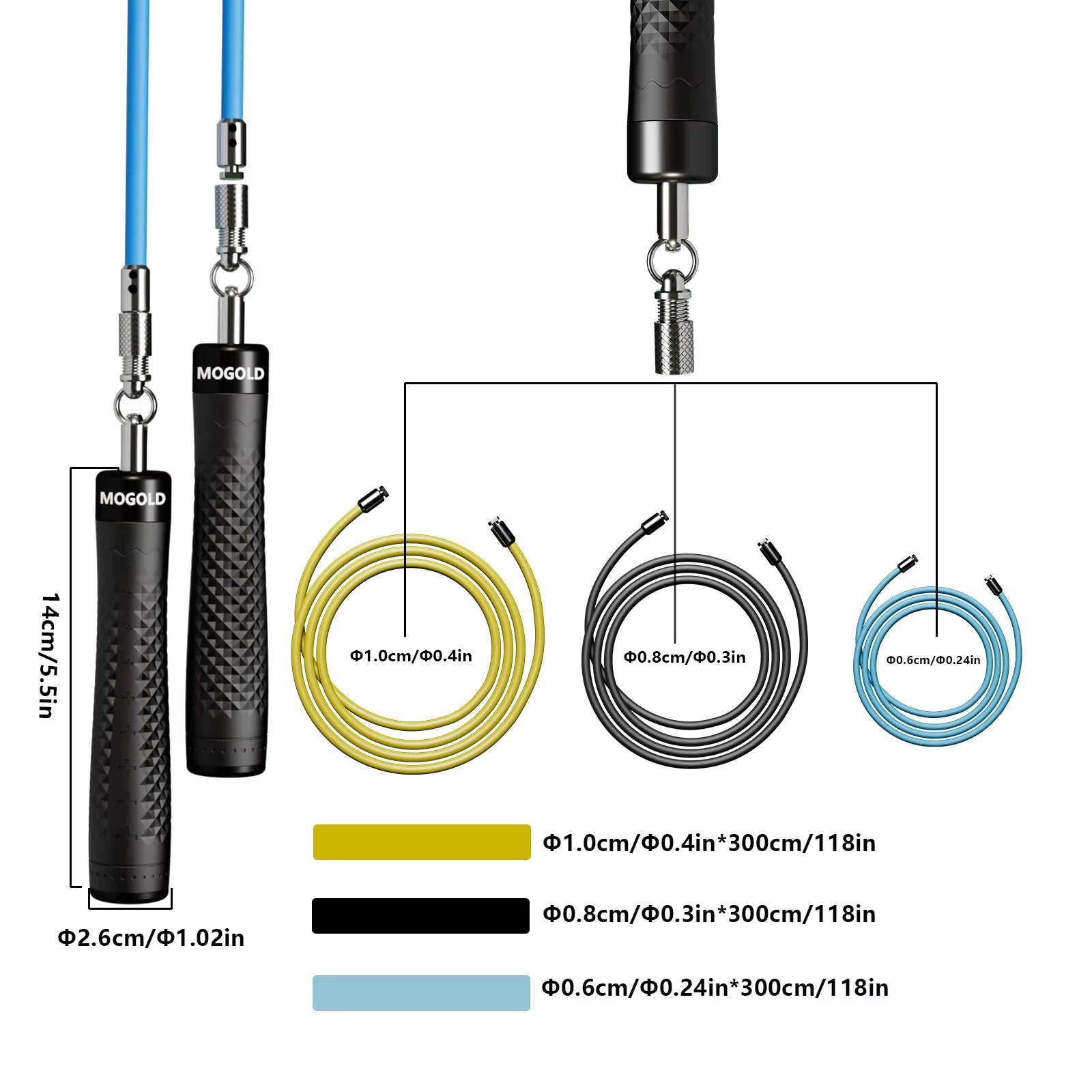 1 Set  Professional Jump Rope Adult Weighted Fat Burning Body Shaping Indoor Gym Workout Equipment Aerobic Unisex