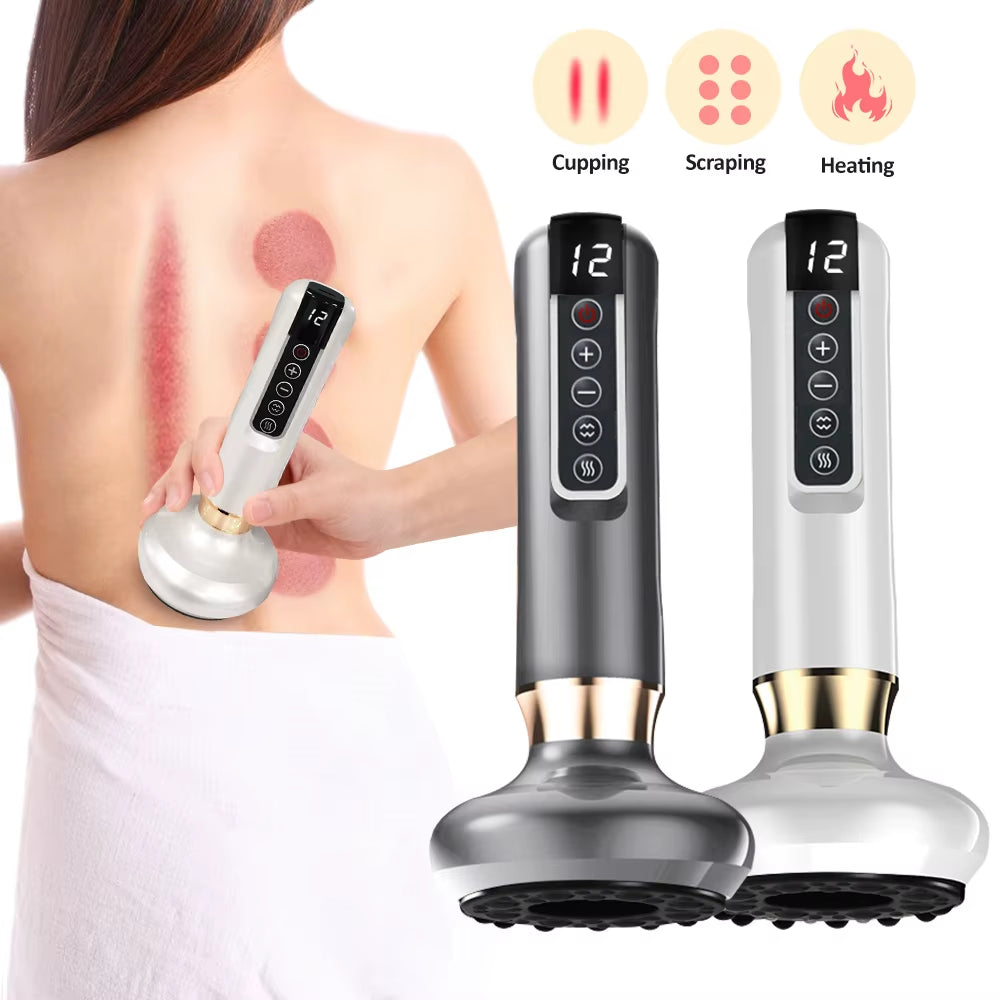 Intelligent Suction Cupping Set for Anti-Cellulite and Slimming Massage with Glass Jars