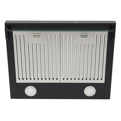 60Cm Smart Touch & Gesture Control Kitchen Range Hood with Dual Pure Copper Motors Bright LED Lights for Home & Restaurant Use