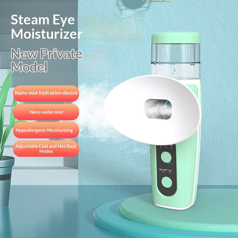 Moisturizing Eye Care Device with Atomizing Charging Spray