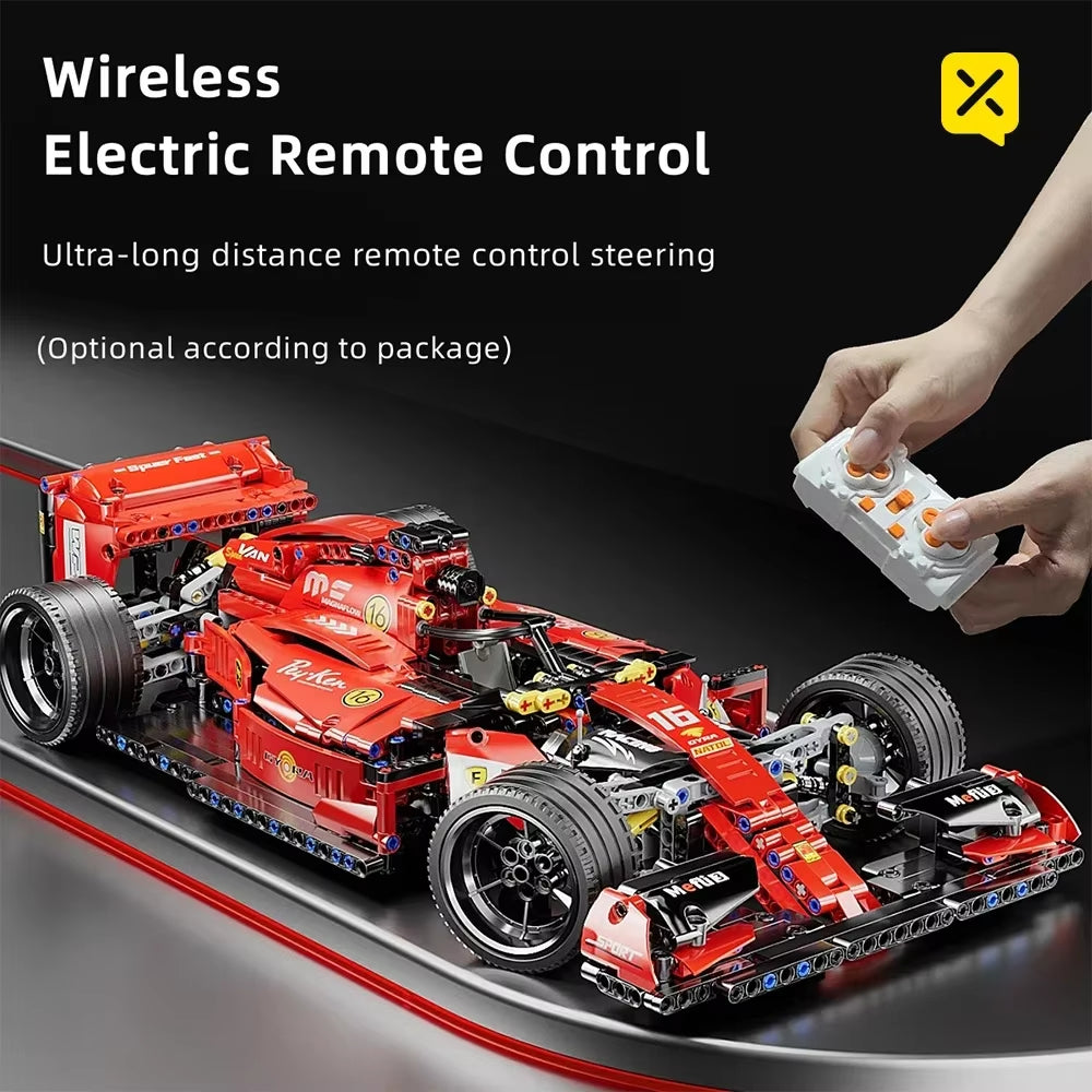 Building Blocks Car Remote Control Super Racing Car Moc Bricks RC High-Tech Model Race Car Toys Vehicle Kids Boys Christmas Gift