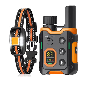 1640Ft Electric Dog Training Collar Remote Control Waterproof Pet Behaviorfor 5-120Lbs Puppy with Shock Vibration