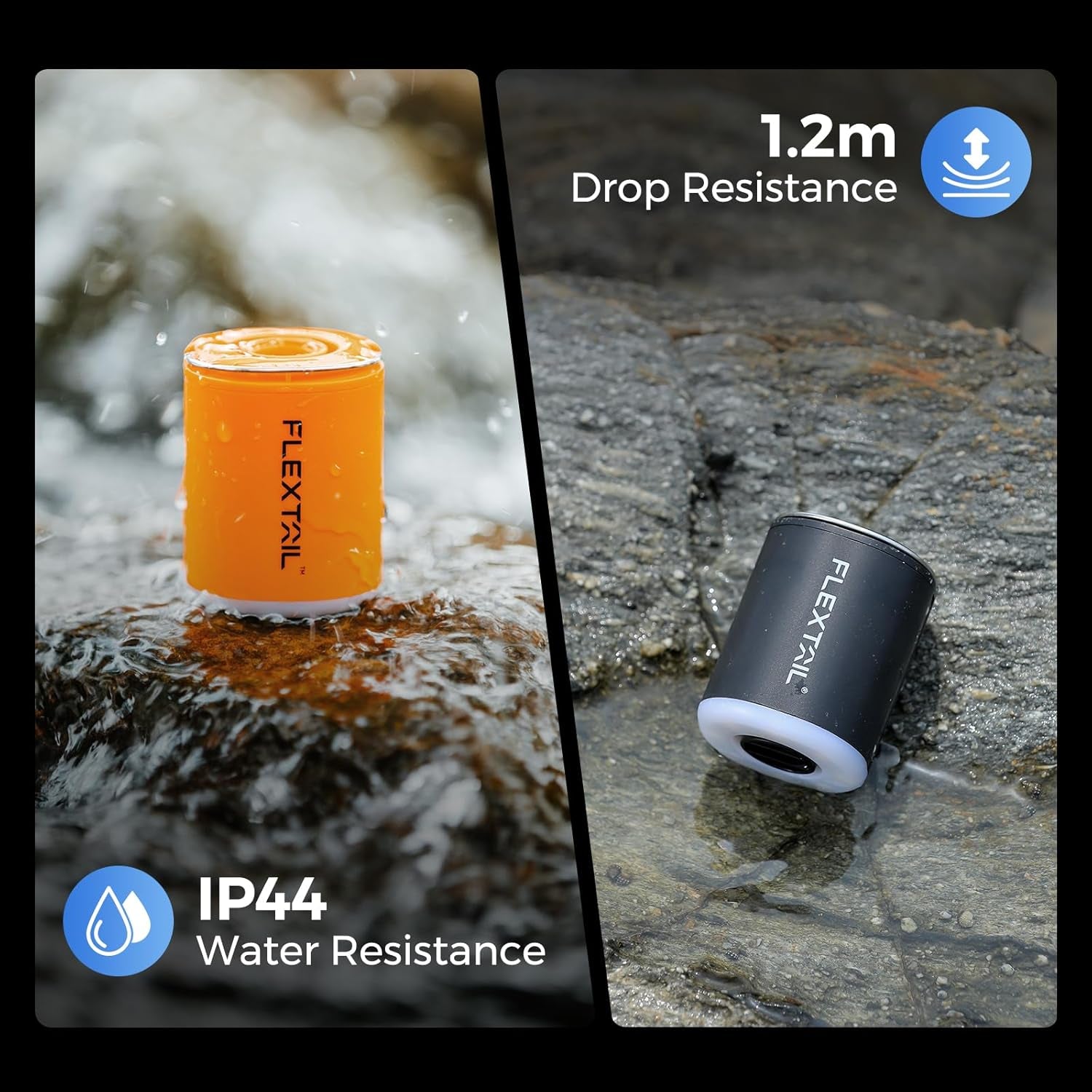 Portable Air Pump with Camping Lantern Tiny Pump 2X 4Kpa Air Pump for Inflatables Rechargeable Air Mattress Pump with Magnetic Design for Sleeping Pads, Pool Floats, Swimming Rings(Og)