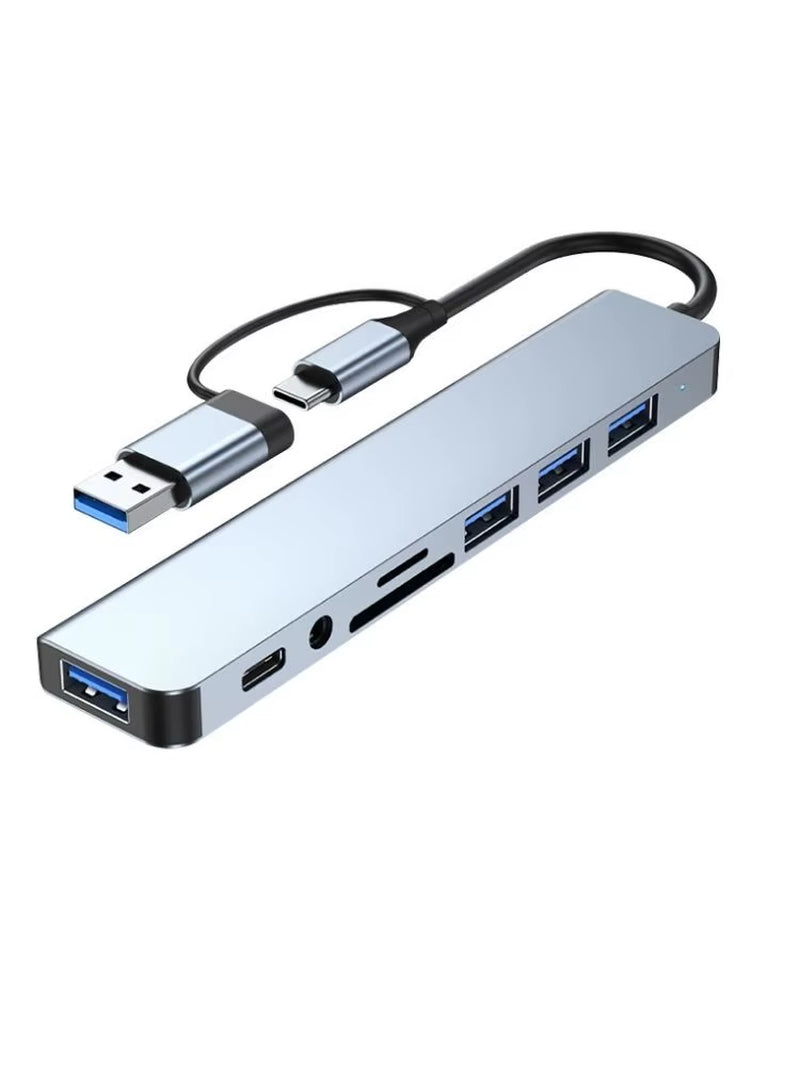 3-in-1 USB-C Hub: Type-C PD 100W, HDMI 4K/30Hz, USB 3.0