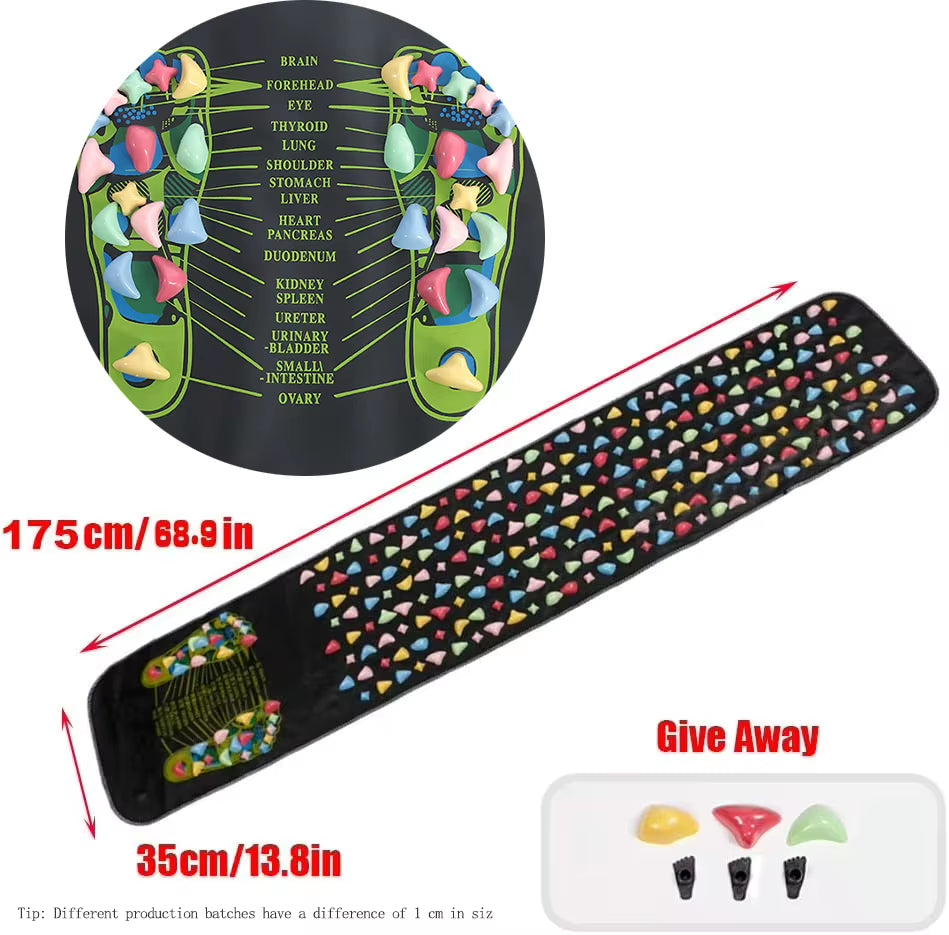 Foot Pressure Massage Board with Imitation Goose Soft Stone for Enhanced Foot Health and Relaxation