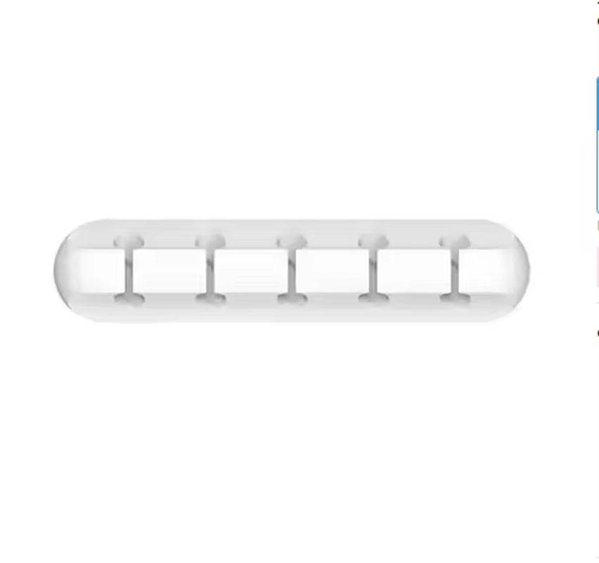 Mobile Phone Charging Cable Organizer with Snap Clip for Efficient Wire Management