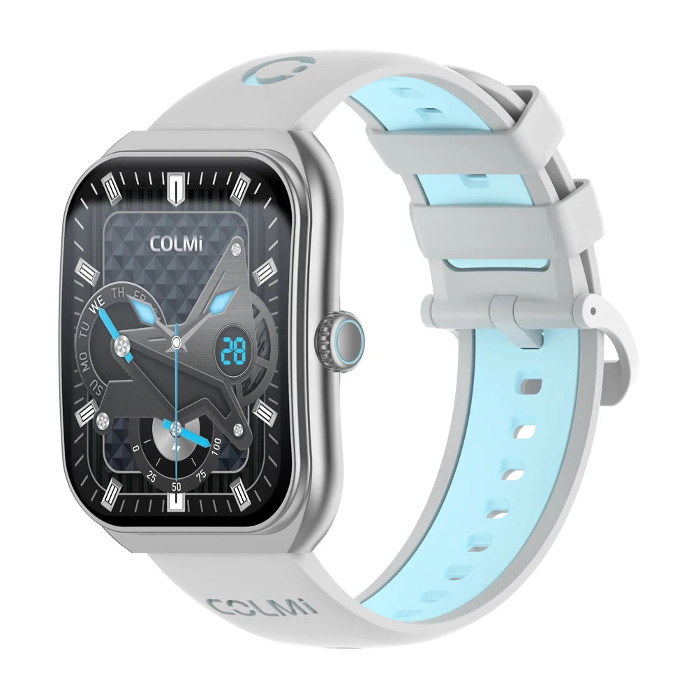 P86 1.93" AMOLED Smartwatch for Men and Women - Health Management, Bluetooth Calling, IP68 Waterproof, Compatible with Xiaomi and iOS Devices