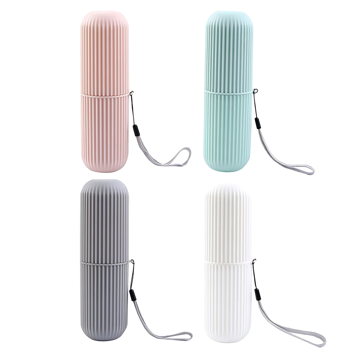 Portable Toothbrush and Toothpaste Holder Case for Travel and Camping - Protects Against Dirt and Damage