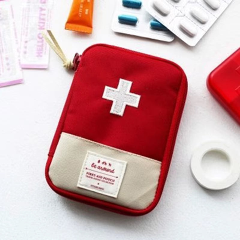 Compact Portable First Aid Kit for Travel and Outdoor Emergencies