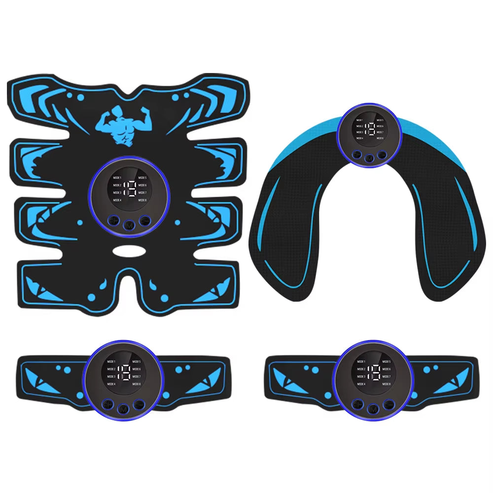 Wireless Electric Muscle Stimulator for Buttocks and Abdominal Training - Fitness Body Slimming Massager