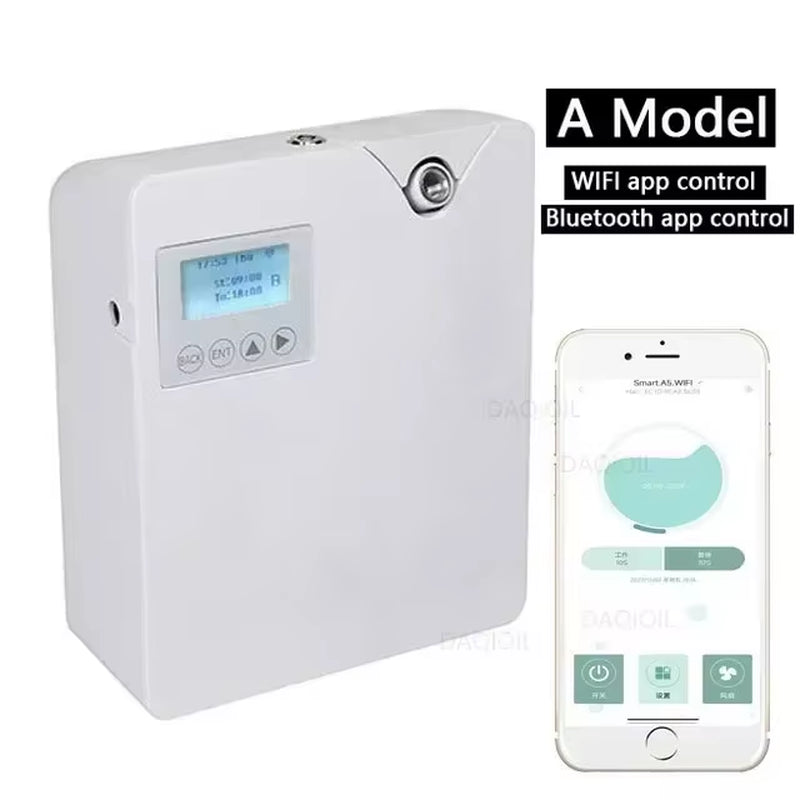 WIFI Bluetooth Essential Oil Diffuser Timer Function Aromatic Fragrance Device for Home Hotel Waterless Aroma Diffuser