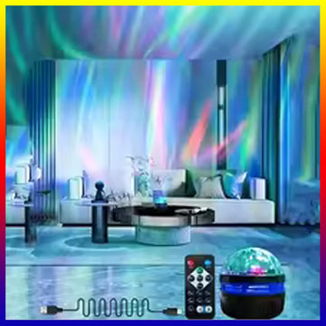 LED Starry Night Sky Projector with Remote Control - RGB Galaxy Light with 7 Modes for Home, Bedroom, Game Room, and Party Decoration
