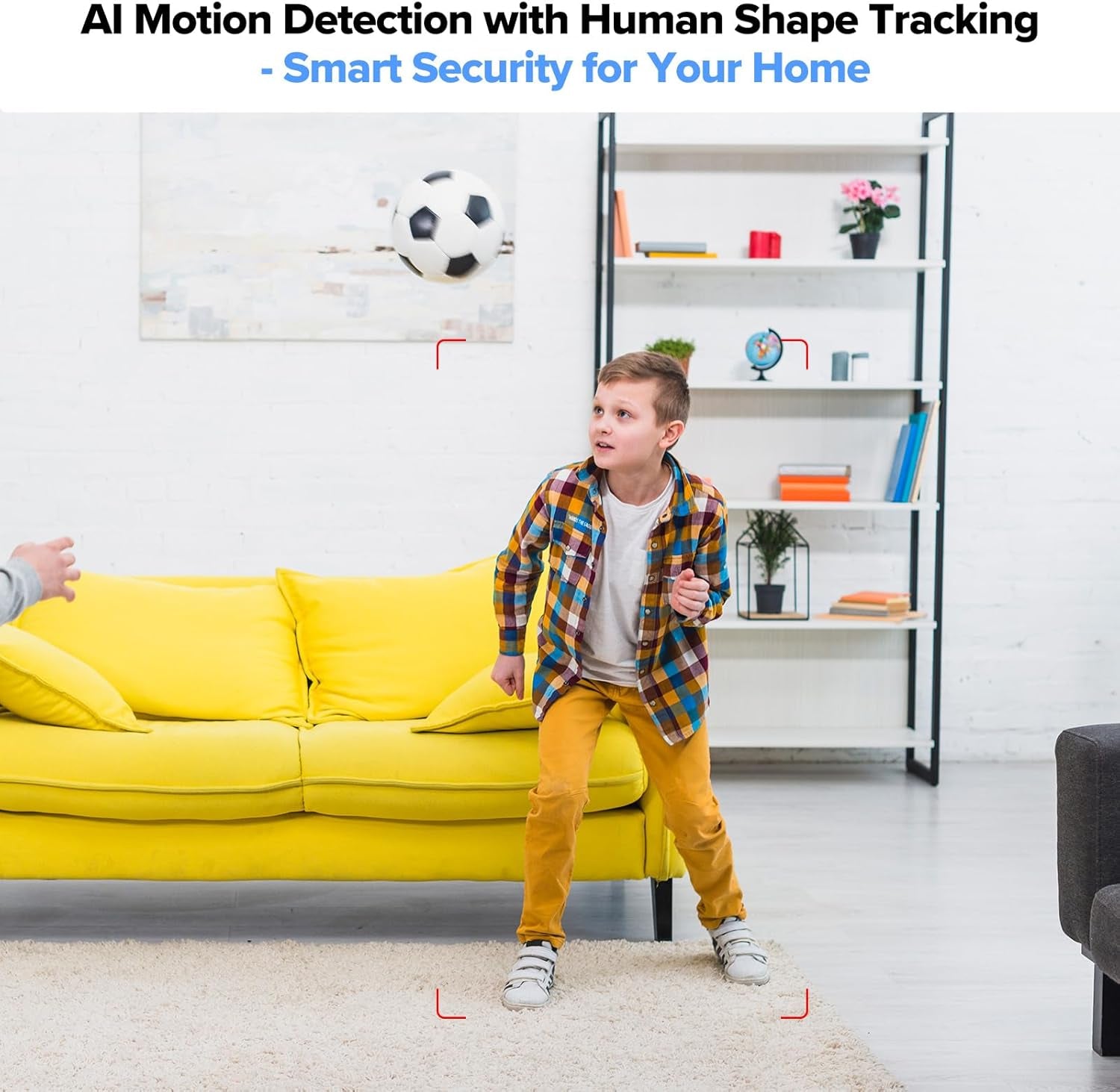 Portable Charger Camera - Full HD 1080P Wifi Camera - Wireless Nanny Cam - Indoor/Outdoor Use - Local/Cloud Storage