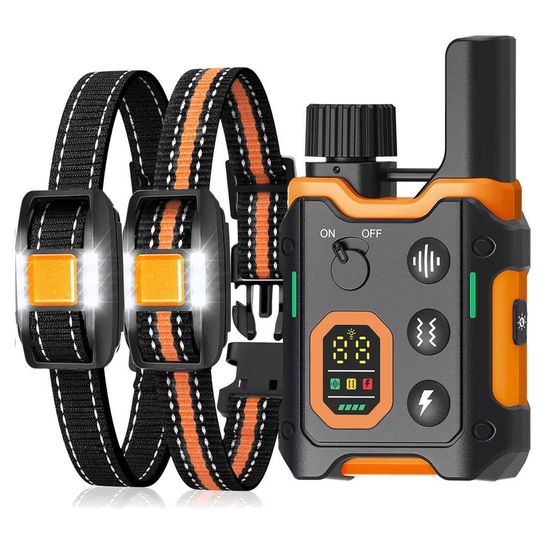 1640Ft Electric Dog Training Collar Remote Control Waterproof Pet Behaviorfor 5-120Lbs Puppy with Shock Vibration