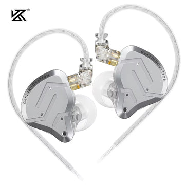 ZSN Pro 2 Metal In-Ear Headphones with 1BA + 1DD Hybrid Technology, High-Fidelity Bass Monitoring, and Noise Cancellation for Sports