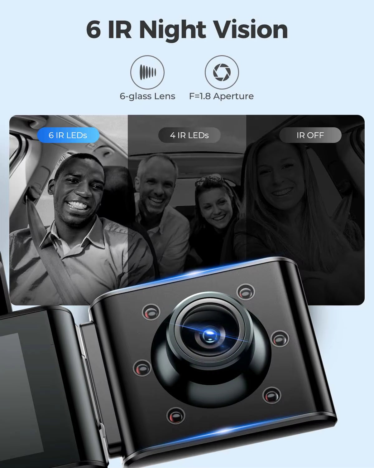 4K Dash Cam M550 Pro Built-In 5.8Ghz Wifi GPS Car DVR Upgrade  M550 Night Vision Parking Monitor Support Rear Cam
