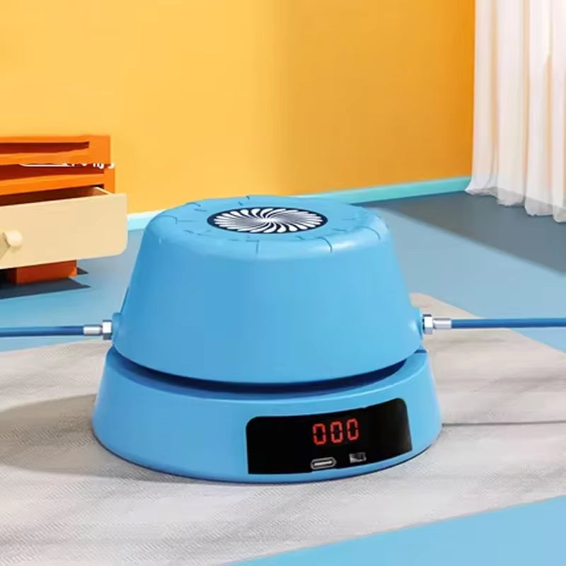 Electric Rope Skipping Machine Automatic Remote Control Jumping Rope Digital Counter Indoor Outdoor Exercise Toys Games for Kids