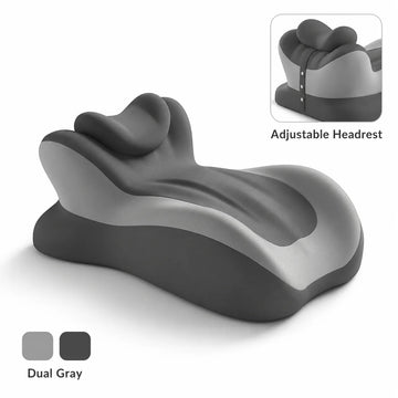 Multifunctional Memory Foam Reading Pillow with Removable Headrest and Anti-Slip Design for Enhanced Comfort While Reading in Bed