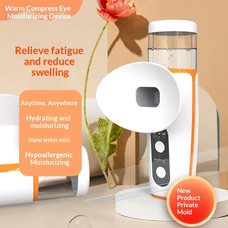Moisturizing Eye Care Device with Atomizing Charging Spray
