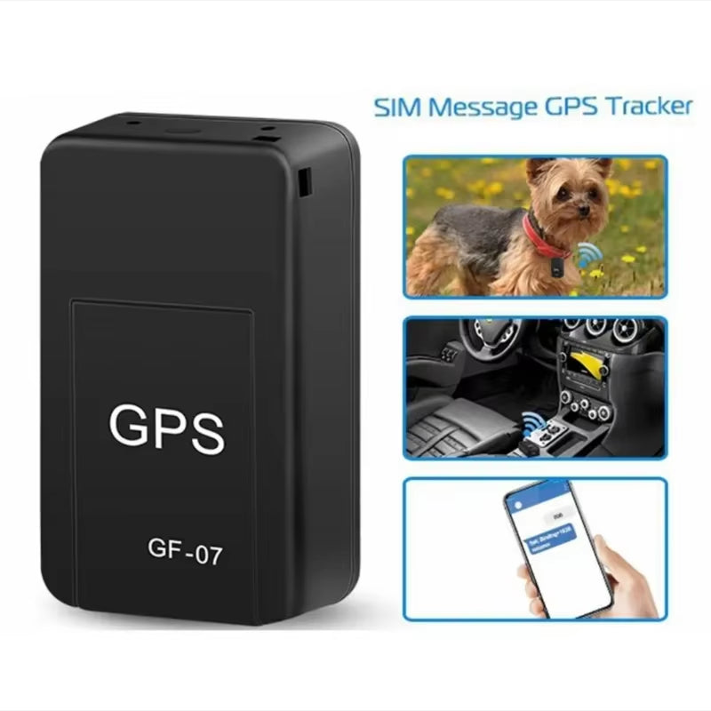 GPS Tracker for Motorcycles and Vehicles - GF07 Mini Magnetic Locator for Pets, Children, and Elderly with Mobile App Integration