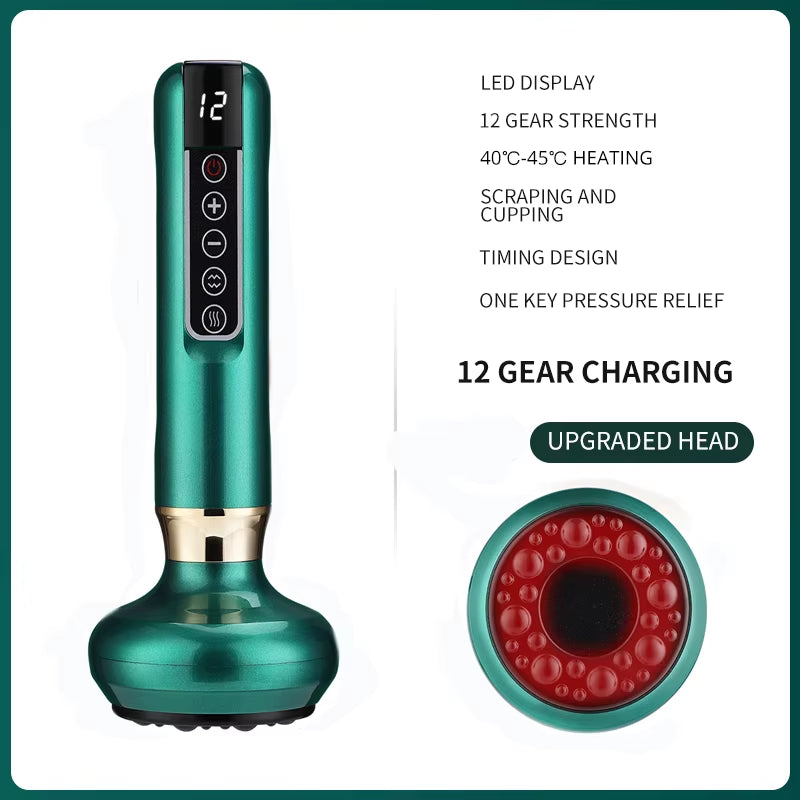 Intelligent Suction Cupping Set for Anti-Cellulite and Slimming Massage with Glass Jars
