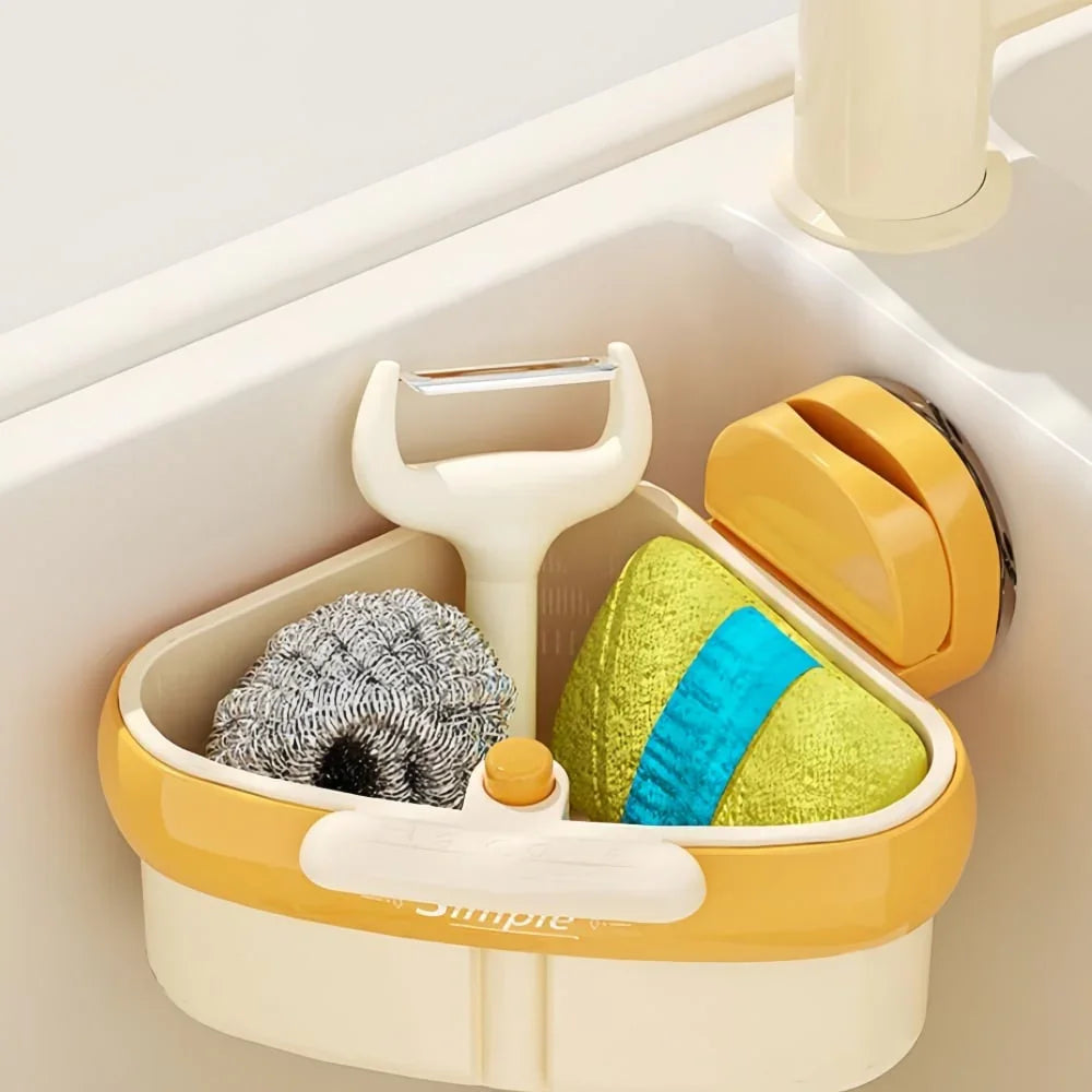 ⏰Limited Days-Up to 49% Off💧🚰Suction Cup Sink Corner Rack
