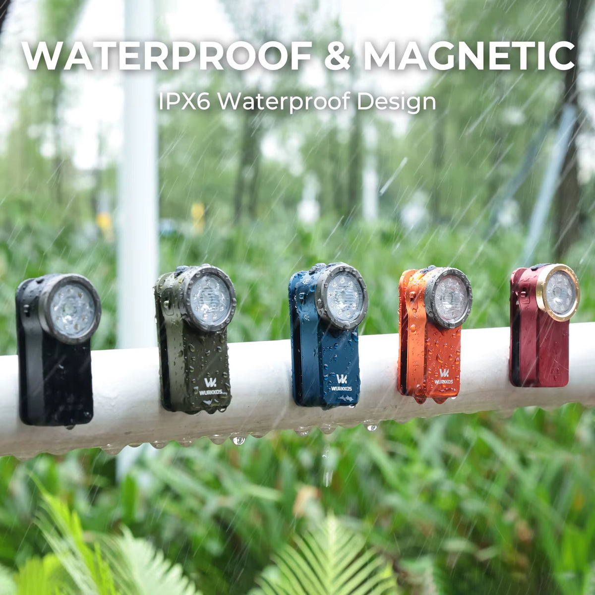 HD03 680LM Mini Clip Light - USB Rechargeable Pocket Flashlight with Spotlight/Floodlight Functionality and Magnetic Base