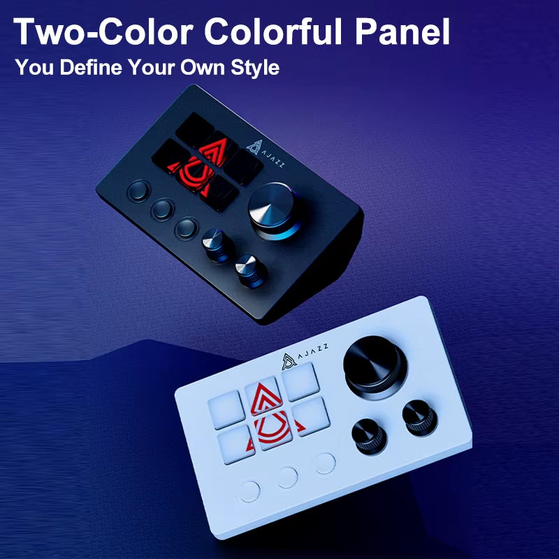 AKP03E Desktop Helper Desk Console Panel Controller Programmable Macro Custom Button Mini Keyboard for Multiple Scenario
