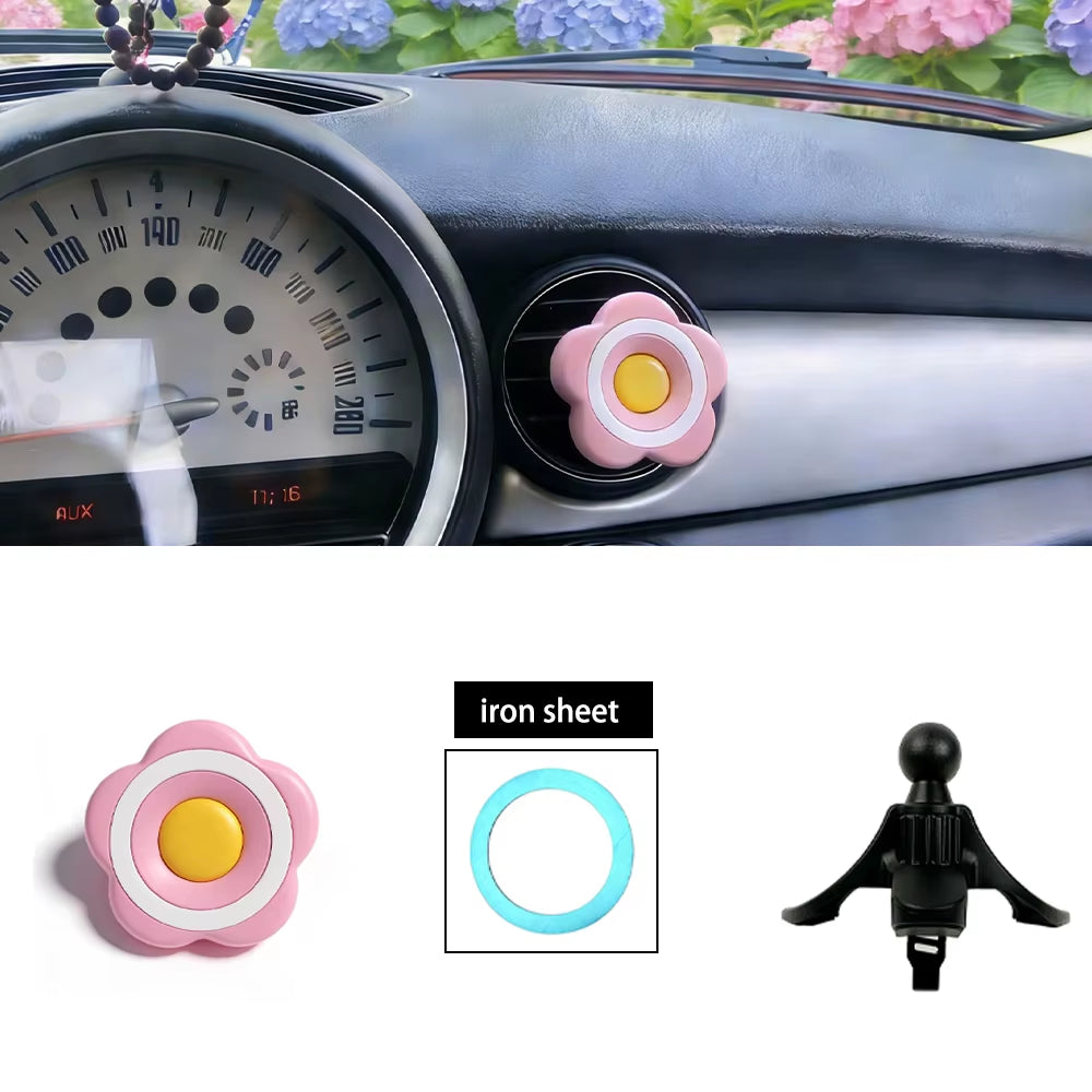 Car Air Vent Phone Holder for Mini Cooper Models R55, R56, R57, R58, R59, R60, R61 - Automotive Accessories