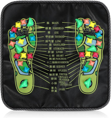 Foot Pressure Massage Board with Soft Stone Points