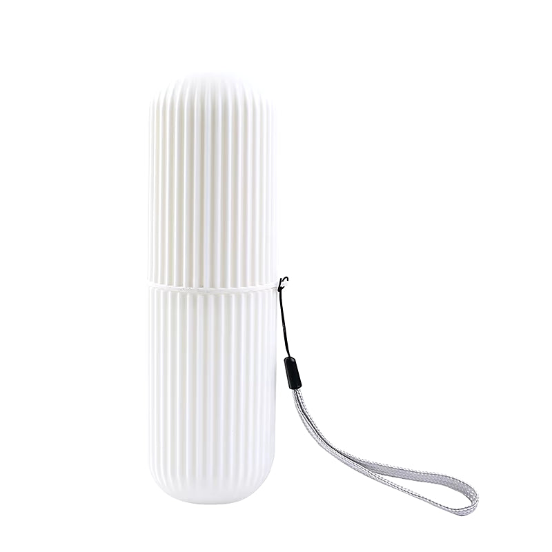 Portable Toothbrush and Toothpaste Holder Case for Travel and Camping - Protects Against Dirt and Damage