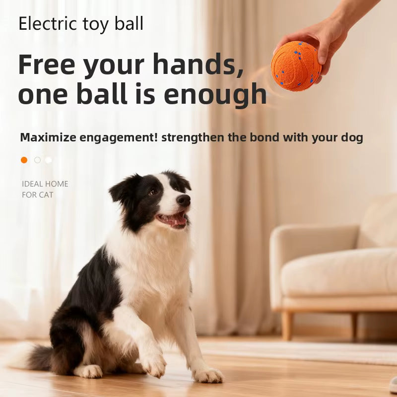 ETPU Dog Bite-Resistant Electric Molar Ball - Non-Toxic, Food Grade Certified Training Toy for Pets