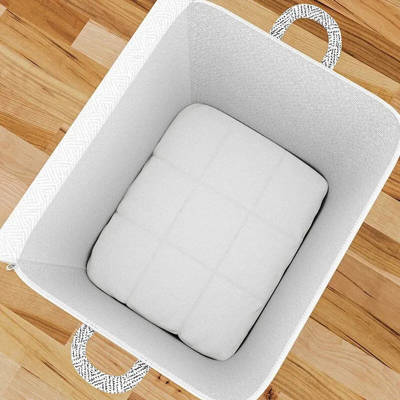 Large Capacity Non-Woven Storage Bag for Closet Organization - Ideal for Quilts, Clothing, and Toys