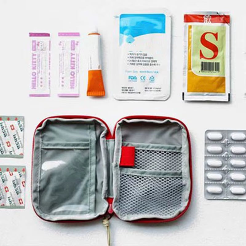 Compact Portable First Aid Kit for Travel and Outdoor Emergencies
